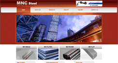 Desktop Screenshot of mncsteels.com